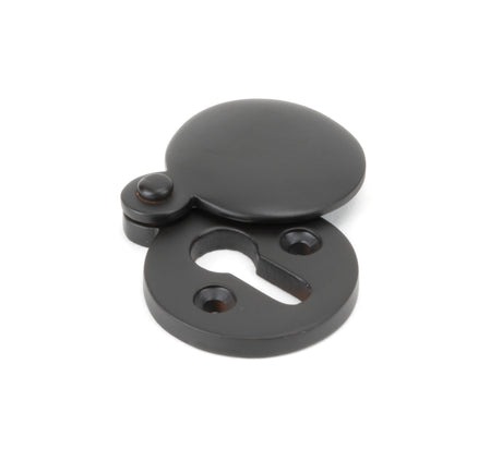 From The Anvil - Aged Bronze 30mm Round Escutcheon | Sku. 83951 | Trade Door Handles.