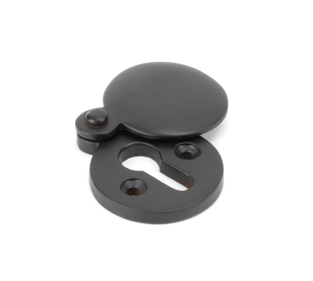 From The Anvil - Aged Bronze 30mm Round Escutcheon | Sku. 83951 | Trade Door Handles.
