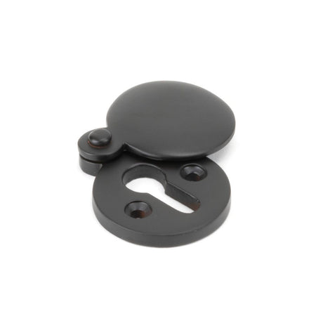 From The Anvil - Aged Bronze 30mm Round Escutcheon | Sku. 83951 | Trade Door Handles.