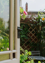 From The Anvil - Aged Bronze Reeded Lever Lock Set | Sku. 83953 | Trade Door Handles.