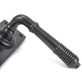 From The Anvil - Aged Bronze Reeded Lever Latch Set | Sku. 83954 | Trade Door Handles.