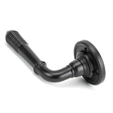 From The Anvil - Aged Bronze Reeded Lever on Rose Set | Sku. 83957 | Trade Door Handles.