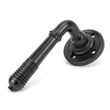 From The Anvil - Aged Bronze Reeded Lever on Rose Set | Sku. 83957 | Trade Door Handles.