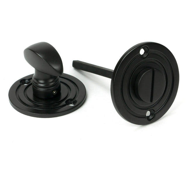 From The Anvil - Aged Bronze Round Bathroom Thumbturn | Sku. 83958 | Trade Door Handles.