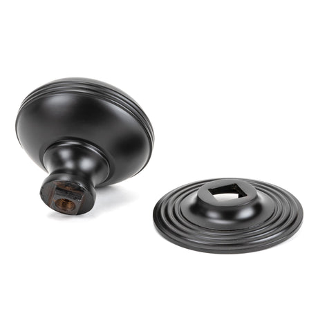 From The Anvil - Aged Bronze Prestbury Centre Door Knob | Sku. 83959 | Trade Door Handles.