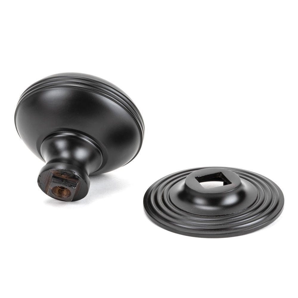 From The Anvil - Aged Bronze Prestbury Centre Door Knob | Sku. 83959 | Trade Door Handles.