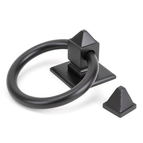 From The Anvil - Aged Bronze Ring Door Knocker | Sku. 83960 | Trade Door Handles.