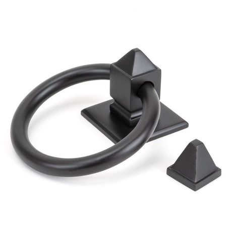 From The Anvil - Aged Bronze Ring Door Knocker | Sku. 83960 | Trade Door Handles.