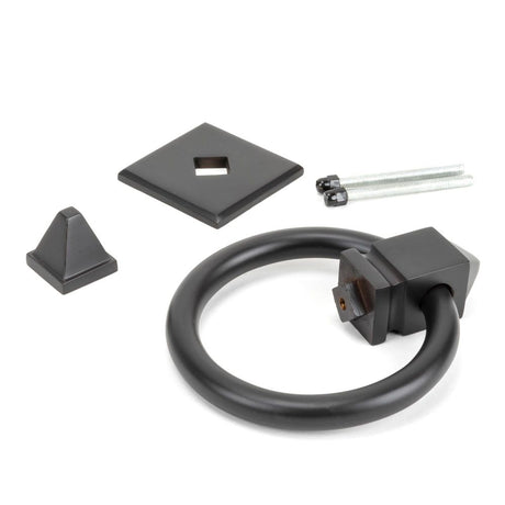 From The Anvil - Aged Bronze Ring Door Knocker | Sku. 83960 | Trade Door Handles.