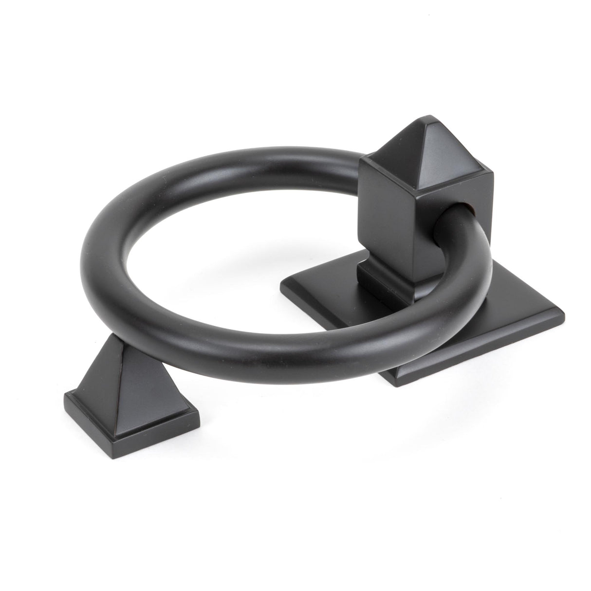 From The Anvil - Aged Bronze Ring Door Knocker | Sku. 83960 | Trade Door Handles.