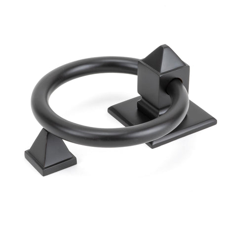 From The Anvil - Aged Bronze Ring Door Knocker | Sku. 83960 | Trade Door Handles.