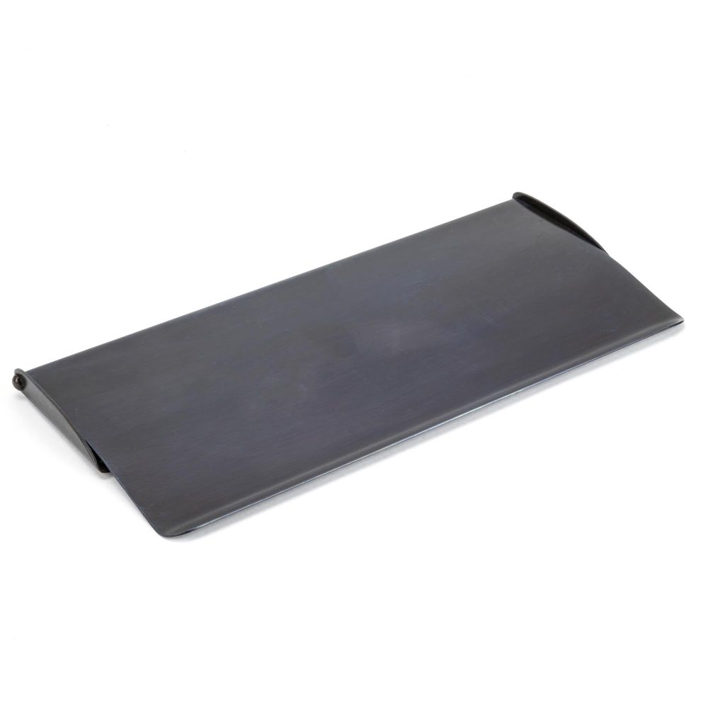 From The Anvil - Aged Bronze Small Letter Plate Cover | Sku. 83963 | Trade Door Handles.