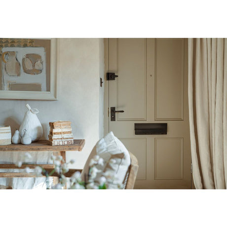 From The Anvil - Aged Bronze Large Letter Plate Cover | Sku. 83964 | Trade Door Handles.