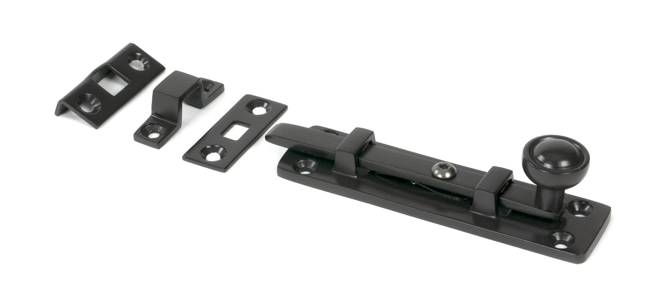 From The Anvil - Aged Bronze 4" Universal Bolt | Sku. 83965 | Trade Door Handles.