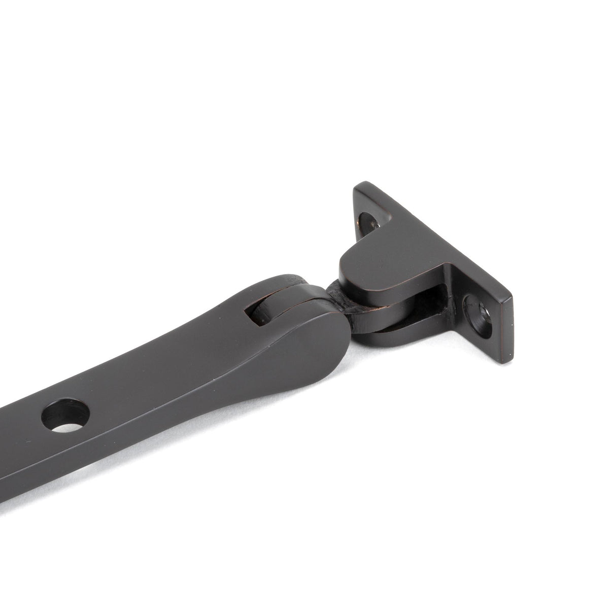 From The Anvil - Aged Bronze 8" Reeded Stay | Sku. 83968 | Trade Door Handles.