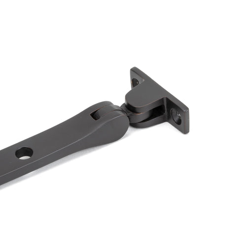 From The Anvil - Aged Bronze 8" Reeded Stay | Sku. 83968 | Trade Door Handles.