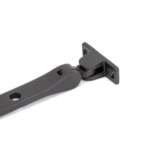 From The Anvil - Aged Bronze 8" Reeded Stay | Sku. 83968 | Trade Door Handles.