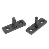 From The Anvil - Aged Bronze 8" Reeded Stay | Sku. 83968 | Trade Door Handles.