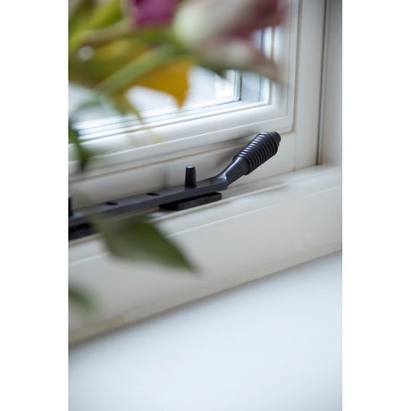 From The Anvil - Aged Bronze 8" Reeded Stay | Sku. 83968 | Trade Door Handles.