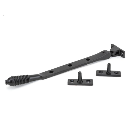 From The Anvil - Aged Bronze 8" Reeded Stay | Sku. 83968 | Trade Door Handles.