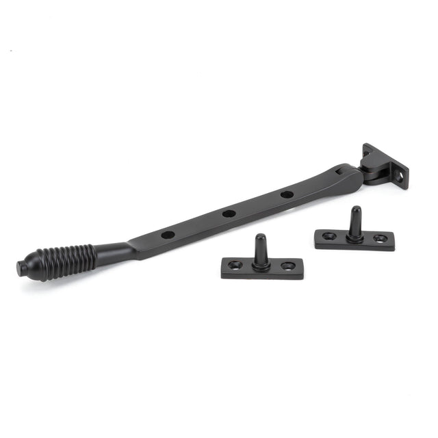 From The Anvil - Aged Bronze 8" Reeded Stay | Sku. 83968 | Trade Door Handles.