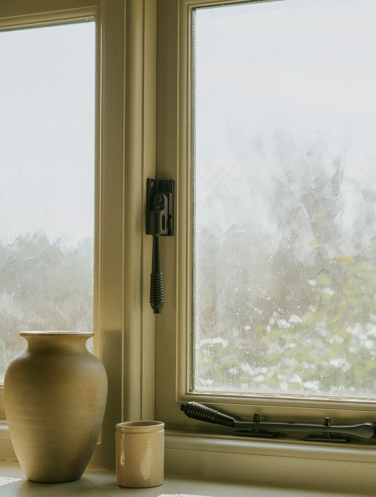 From The Anvil - Aged Bronze 10" Reeded Stay | Sku. 83969 | Trade Door Handles.