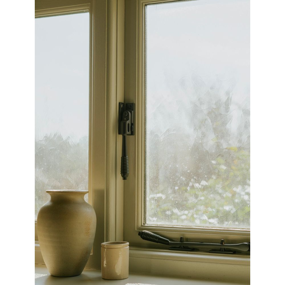 From The Anvil - Aged Bronze 10" Reeded Stay | Sku. 83969 | Trade Door Handles.