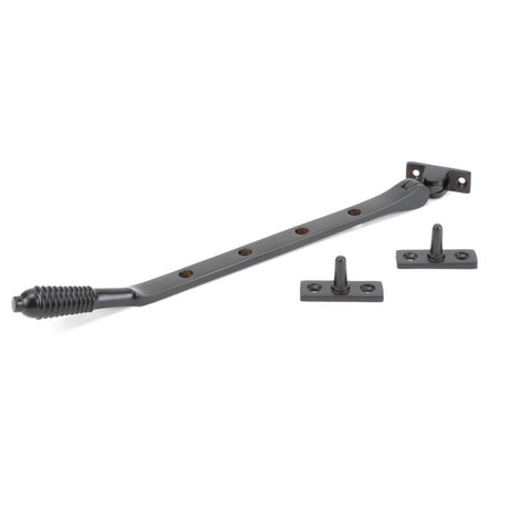 From The Anvil - Aged Bronze 10" Reeded Stay | Sku. 83969 | Trade Door Handles.