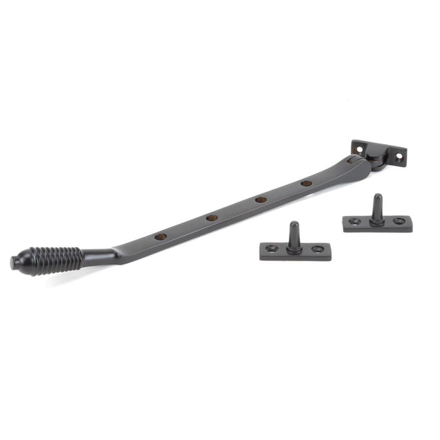 From The Anvil - Aged Bronze 10" Reeded Stay | Sku. 83969 | Trade Door Handles.