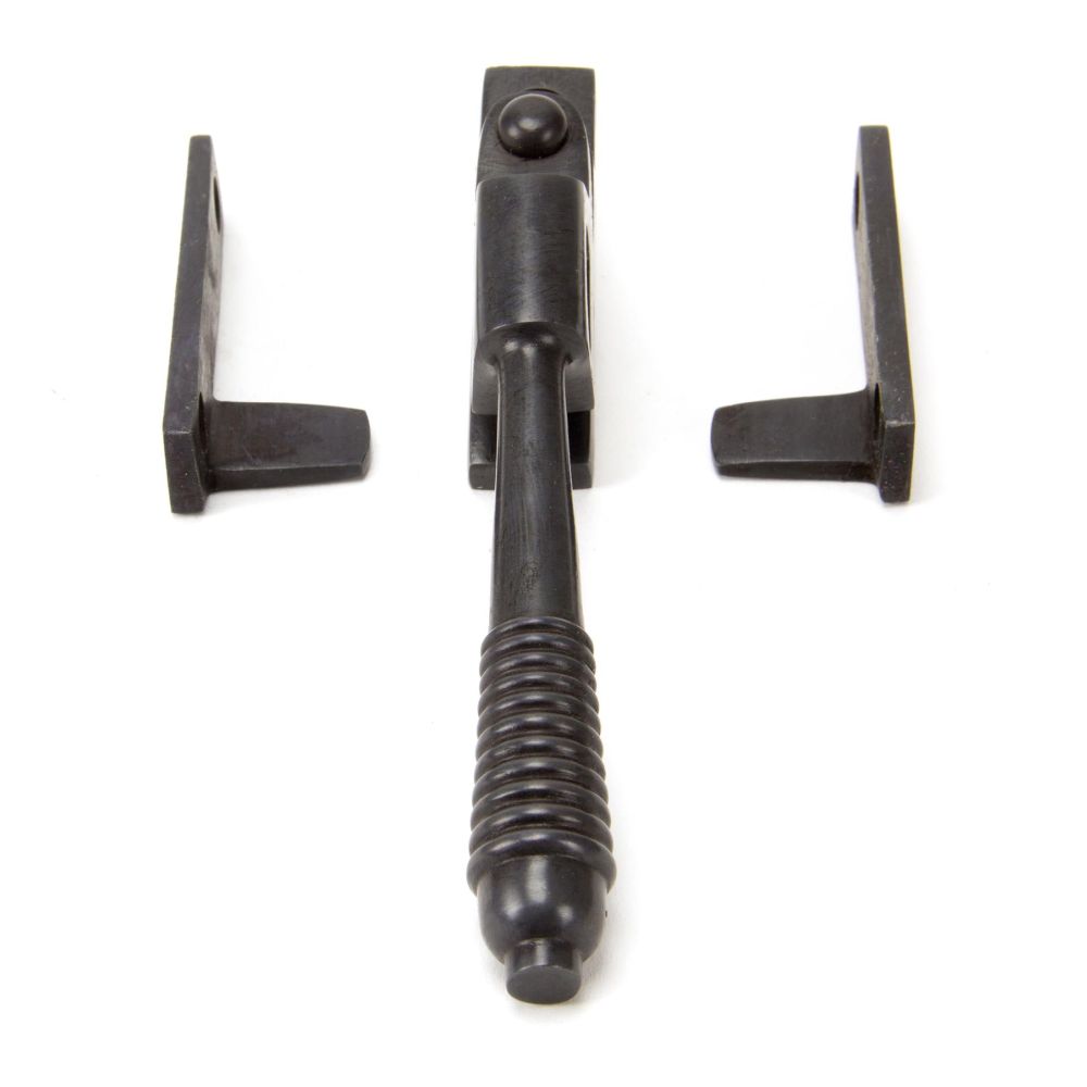 From The Anvil - Aged Bronze Night-Vent Locking Reeded Fastener | Sku. 83971 | Trade Door Handles.