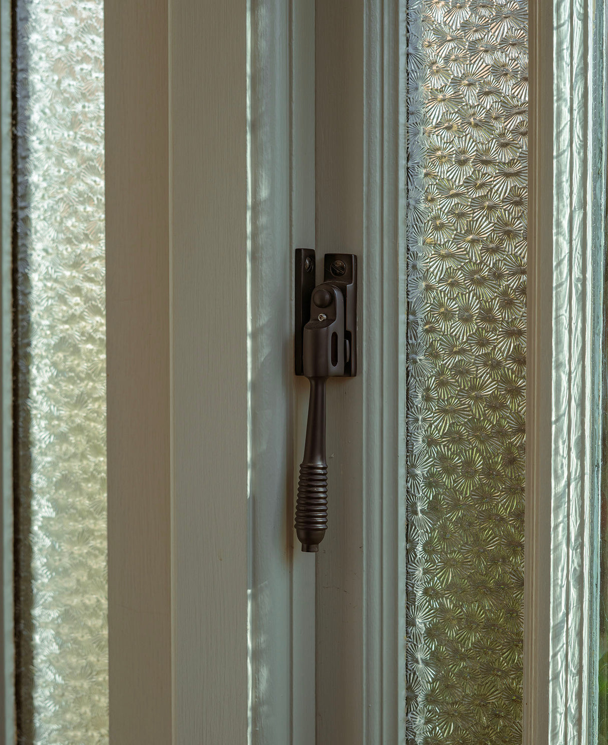 From The Anvil - Aged Bronze Night-Vent Locking Reeded Fastener | Sku. 83971 | Trade Door Handles.