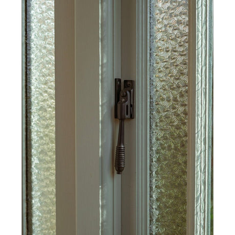 From The Anvil - Aged Bronze Night-Vent Locking Reeded Fastener | Sku. 83971 | Trade Door Handles.