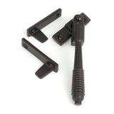 From The Anvil - Aged Bronze Night-Vent Locking Reeded Fastener | Sku. 83971 | Trade Door Handles.