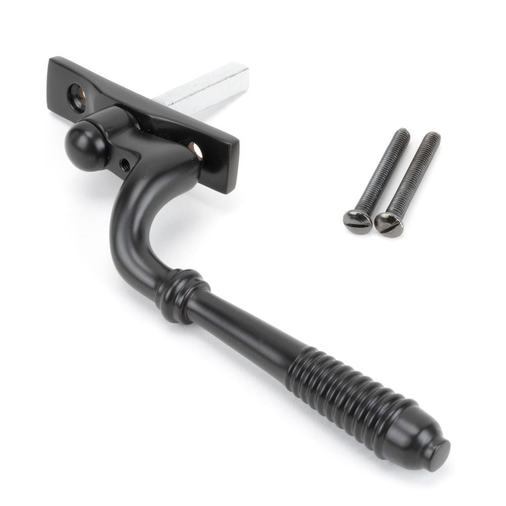 From The Anvil - Aged Bronze Reeded Espag - LH | Sku. 83972 | Trade Door Handles.