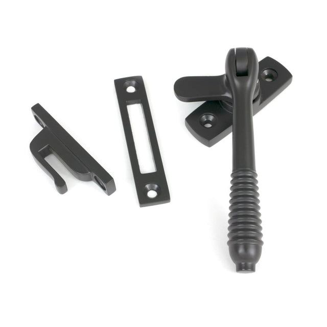 From The Anvil - Aged Bronze Locking Reeded Fastener | Sku. 83974 | Trade Door Handles.