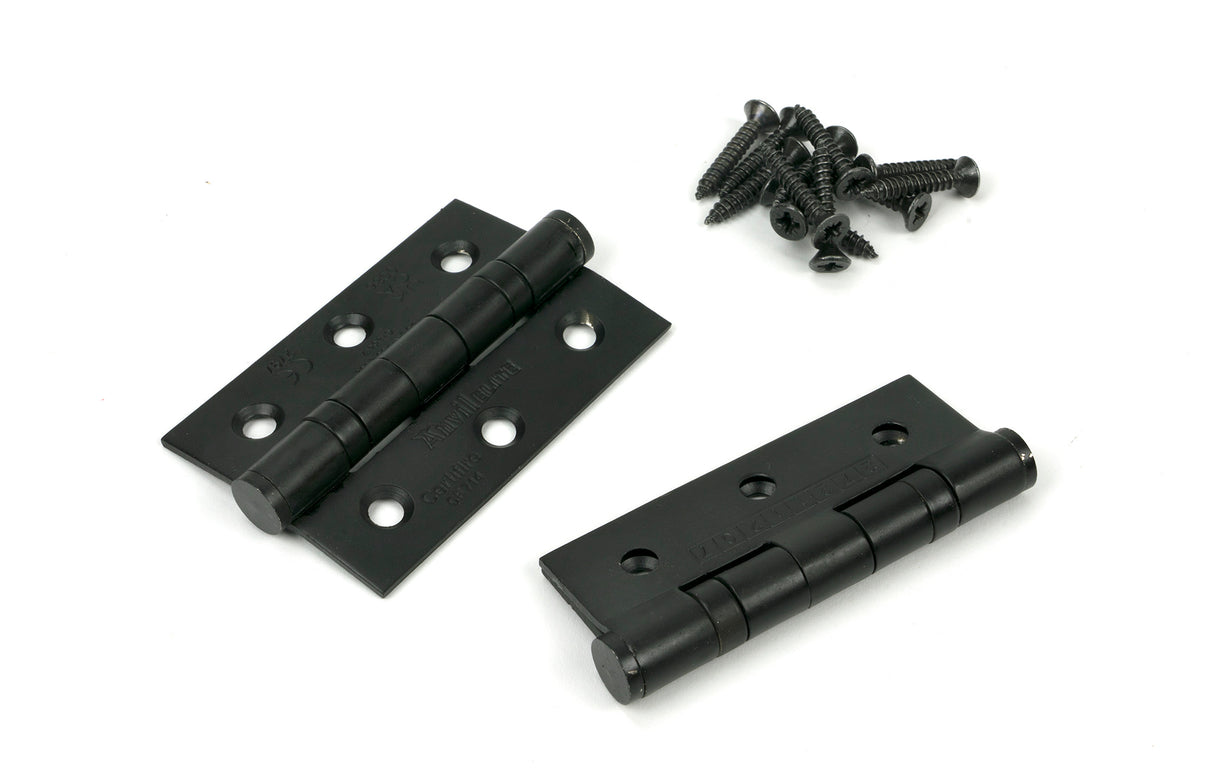 From The Anvil - Aged Bronze 3" Ball Bearing Butt Hinge (pair) ss | Sku. 83976 | Trade Door Handles.