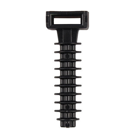 This is an image of Timco - Cable Tie Plugs - Black 8.0 x 40mm - (100 PCS Bag) 840CTP