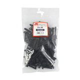 This is an image of Timco - Cable Tie Plugs - Black 8.0 x 40mm - (100 PCS Bag) 840CTP