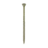 This is an image of Timco - C2 Deck-Fix Screws - TX - Countersunk with Ribs - Twin-Cut - Green 4.5 x 85 mm - (250 PCS Box) 85C2D250BX