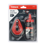 This is an image of Timco - Chalk Line Set 30 x 115g (1 Each Blister Pack) 863147