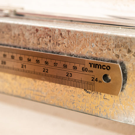 This is an image of Timco - Steel Ruler 1000mm (1 Each Wallet) 863456