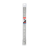 This is an image of Timco - Steel Ruler 300mm (1 Each Wallet) 863741