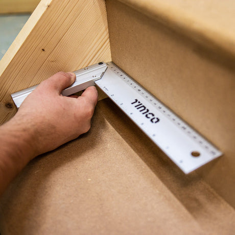 This is an image of Timco - Try Square 250mm (1 Each Backing Card) 863852