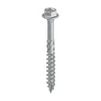 This is an image of Timco - Hex Head Timber Screw - Silver 8.0 x 75mm - (10 PCS TIMbag) 875INI