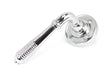 From The Anvil - Polished Chrome Reeded Lever on Rose Set | Sku. 90007 | Trade Door Handles.