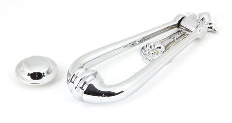 From The Anvil - Polished Chrome Loop Door Knocker | Sku. 90018 | Trade Door Handles.