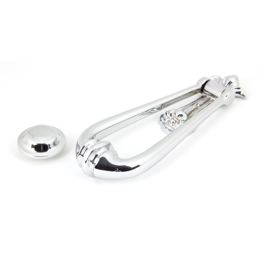 From The Anvil - Polished Chrome Loop Door Knocker | Sku. 90018 | Trade Door Handles.