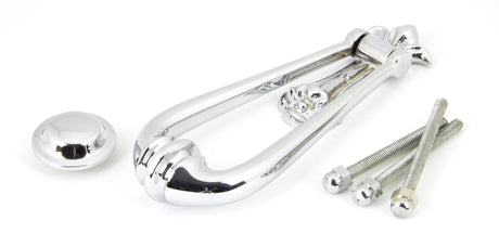 From The Anvil - Polished Chrome Loop Door Knocker | Sku. 90018 | Trade Door Handles.