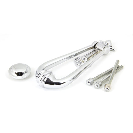 From The Anvil - Polished Chrome Loop Door Knocker | Sku. 90018 | Trade Door Handles.