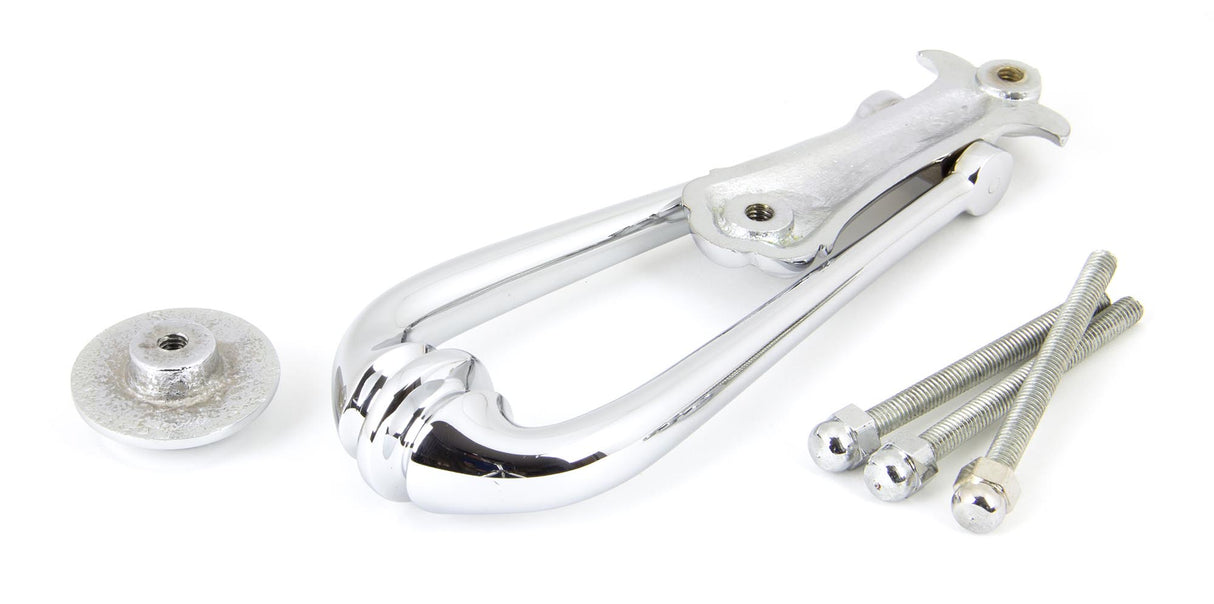 From The Anvil - Polished Chrome Loop Door Knocker | Sku. 90018 | Trade Door Handles.